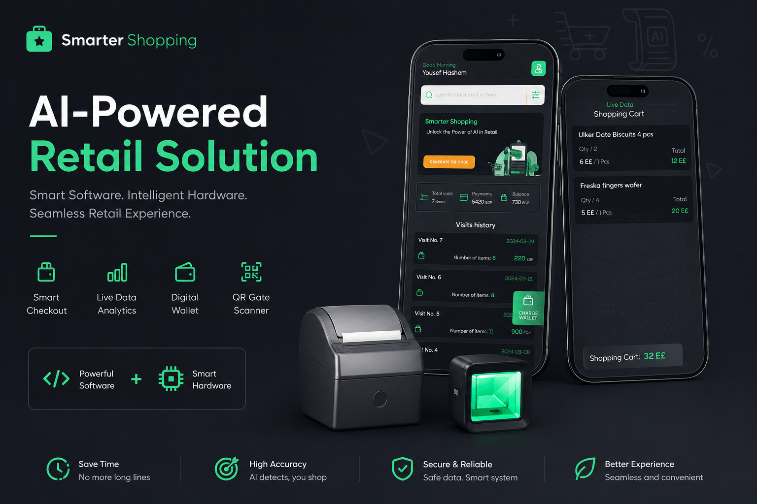 Intelligent Store App — Android e-commerce app with AI product scanning and wallet